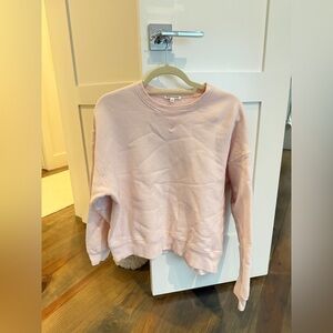 Reformation Light Pink Crewneck Sweater